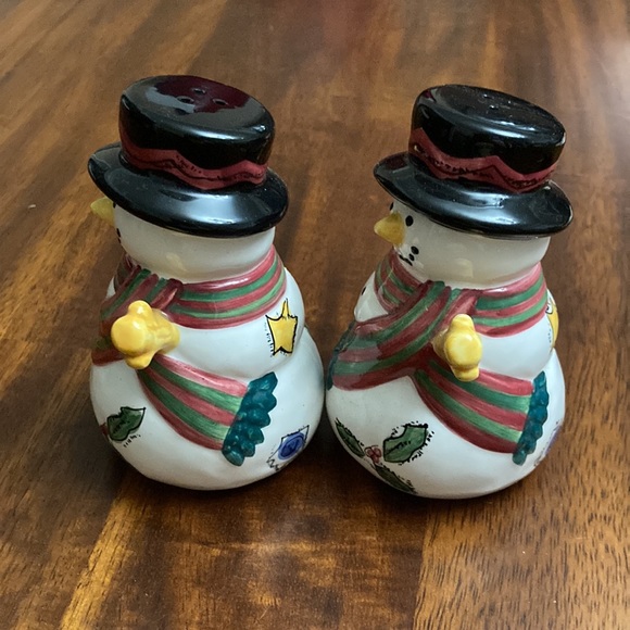 Sango snowman salt/pepper shakers - Picture 2 of 5